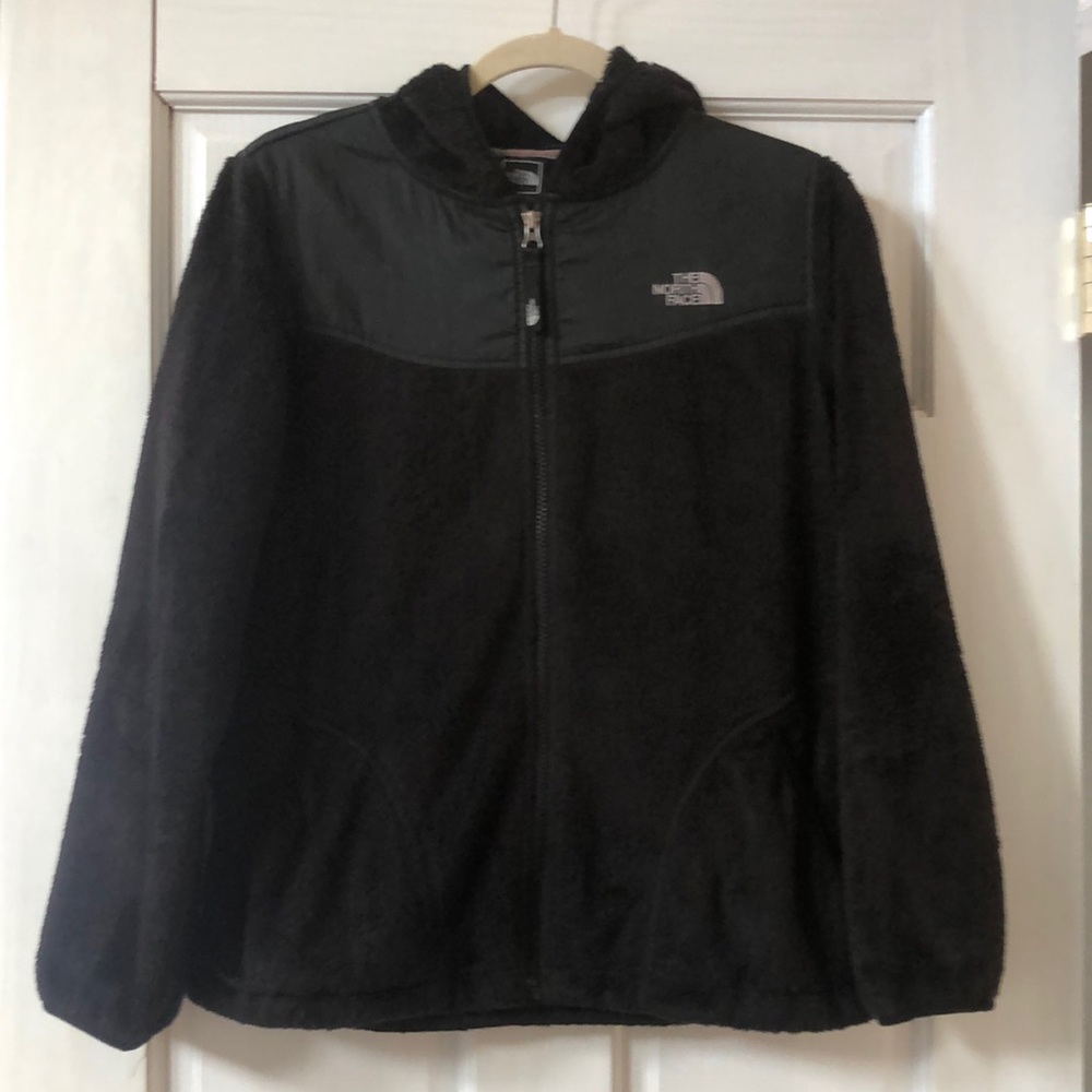 North Face Fleece Hoodie Jacket Girls size XL/18